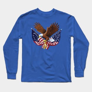 USA Flag United States Betsy Ross First US Flag Vote Patriotic 2020 Long Sleeve T-Shirt